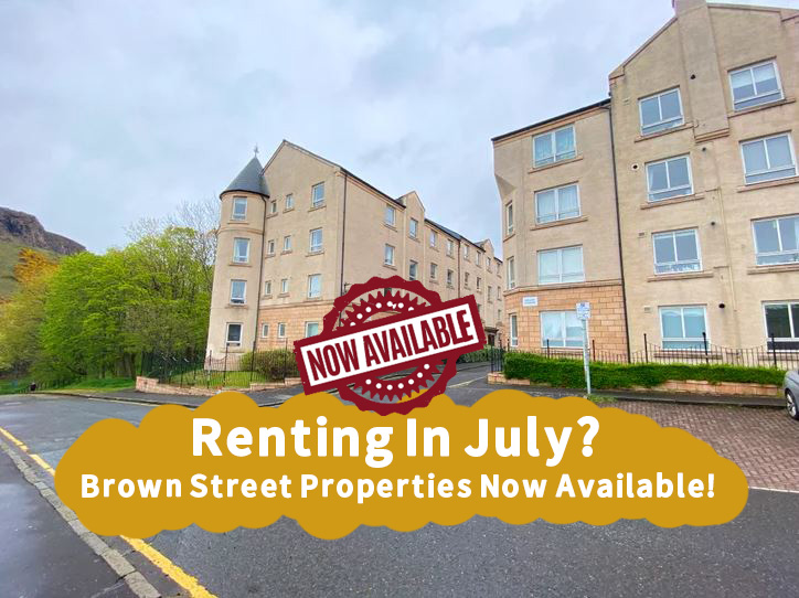Renting In July? Fantastic Brown Street Properties Now Available!