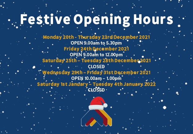 Our Festive Opening Hours | 2022